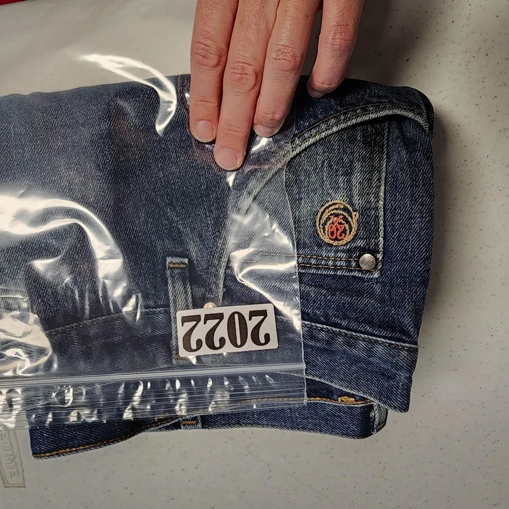 Wrangler 20X Jeans Mens 38x34 Denim Western Five Pocket Zip‎ Fly Straight Leg